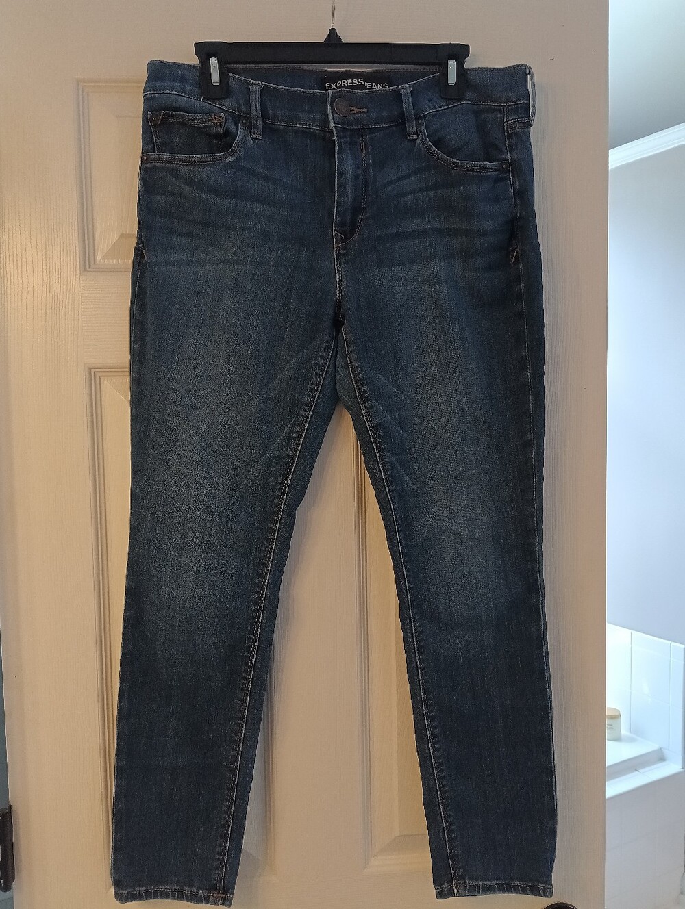 Express Legging Mid Rise Dark Wash Skinny Stretch Jeans Women’s Size 10S